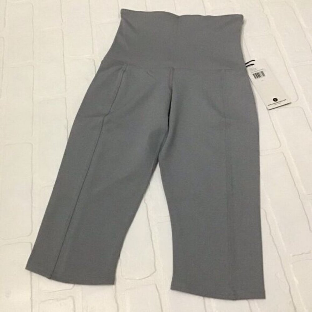 Karma pedal pusher pants high rise slimming sport yoga running high legging crop - Picture 7 of 10